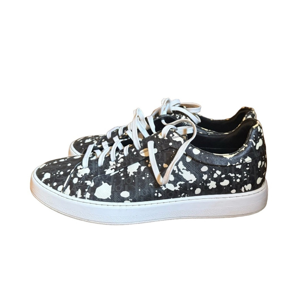 Dior B25 Oblique Paint Splatter Sneakers Men’s Size 10.5 – Rare & Clean - Picture 1 of 9